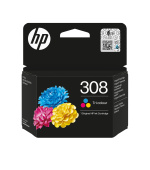 HP 308 Tri-color Original Ink Cartridge (120 pages)