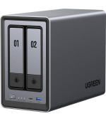 UGREEN NASync DXP2800 (4C/IntelN100/3,4GHz/8GBRAM/2xSATA/2xM.2/1x2,5GbE/2xUSB2.0/2xUSB3.2/1xUSB-C/HDMI)