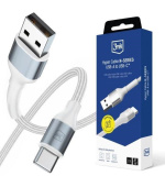 3mk Hyper Cable N-SERIES A to C 1m 9V/2A 18W White / Black