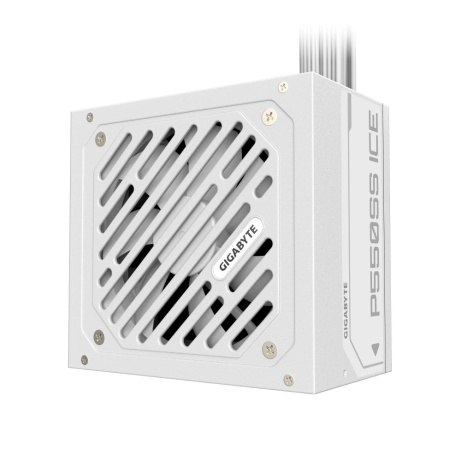 GIGABYTE zdroj P550SS ICE, 550W, 80+ Silver, 120mm, ATX 3.0, bílá