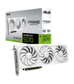 ASUS VGA NVIDIA GeForce RTX 5070 PRIME 12GB OC WHITE, 12GB GDDR7, 3xDP, 1xHDMI