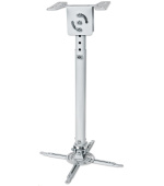 BAZAR - MANHATTAN Stropní držák projektoru, natáčecí (58-82cm, ±15°/360°, max. 20kg) - Poškozený obal (Komplet)