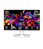 MSI LCD MAG 272QPW QD-OLED X28,26.5" 2560x1440 QD-OLED,280Hz,178/178,250nits,VESA,HDMI,DP,USB-C,Audio,White
