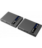 PremiumCord HDMI 2.0 KVM extender Ultra HD 4kx2k@60Hz na 70m s přenosem USB